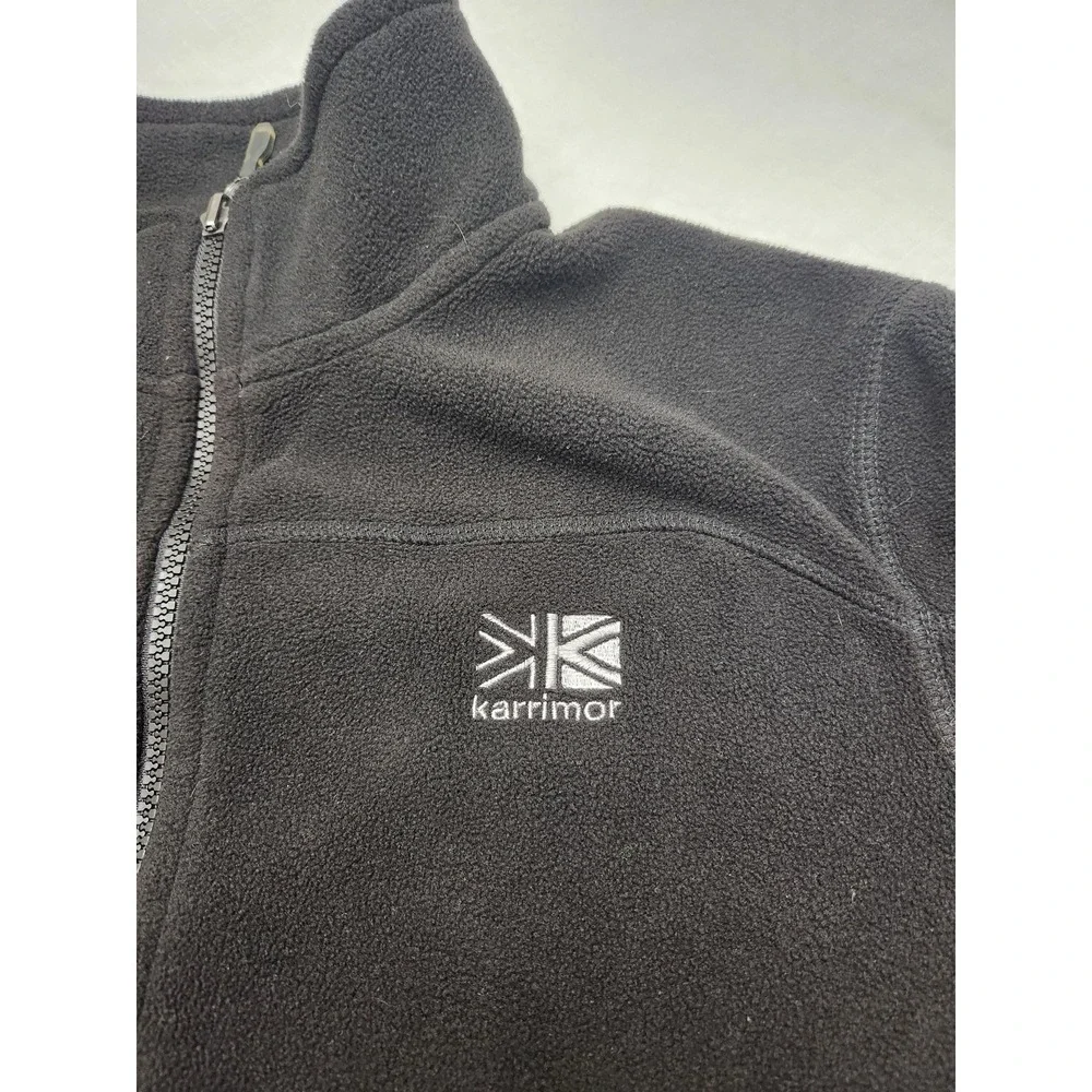 Karrimor Jacket Mens Medium Black KS-300 Fleece Full Zip Hiking Outdoor‎ Thermal